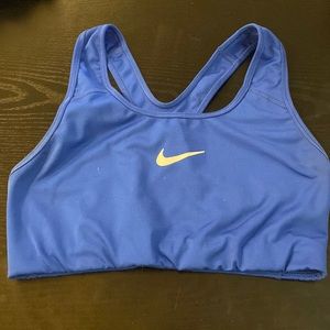 Blue Nike Sports Bra